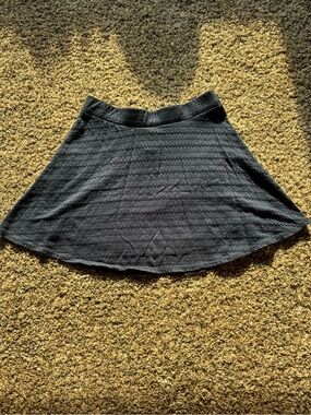 Women's Navy Blue Circle Skirt - Flared Casual Skater